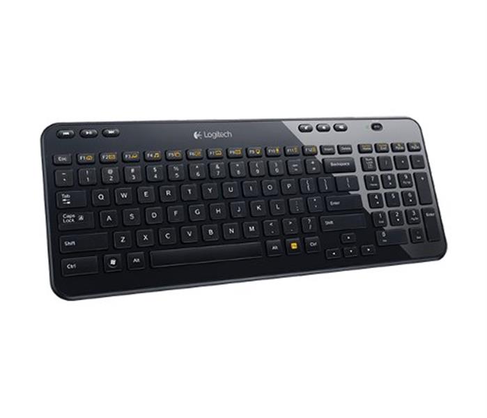 Logitech K360 toetsenbord RF Draadloos QWERTY Nederlands Zwart