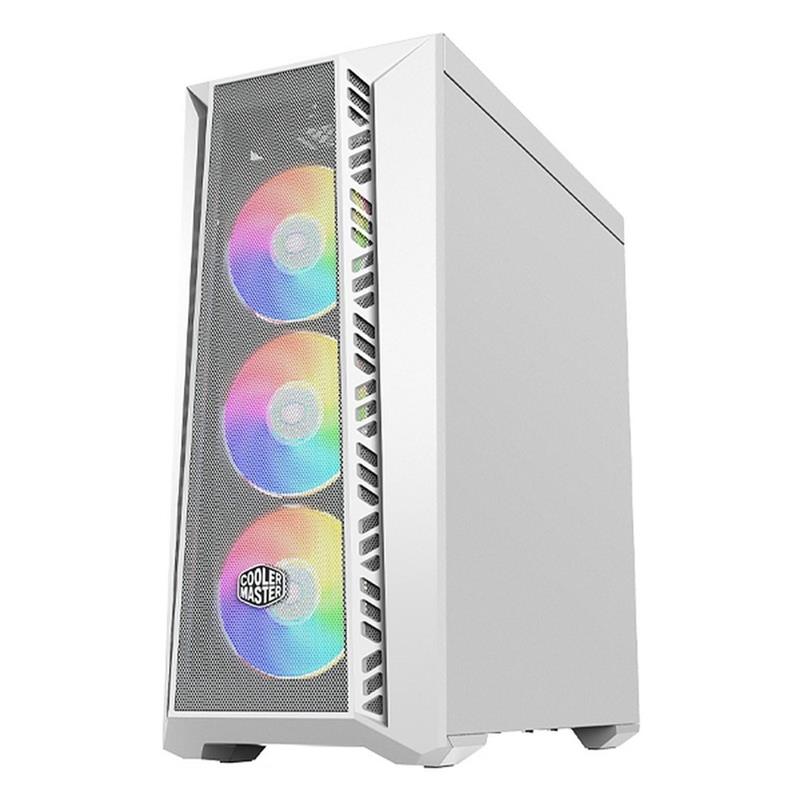 Cooler Master MasterBox 520 Mesh White ATX midi Edge-to-edge transparent window