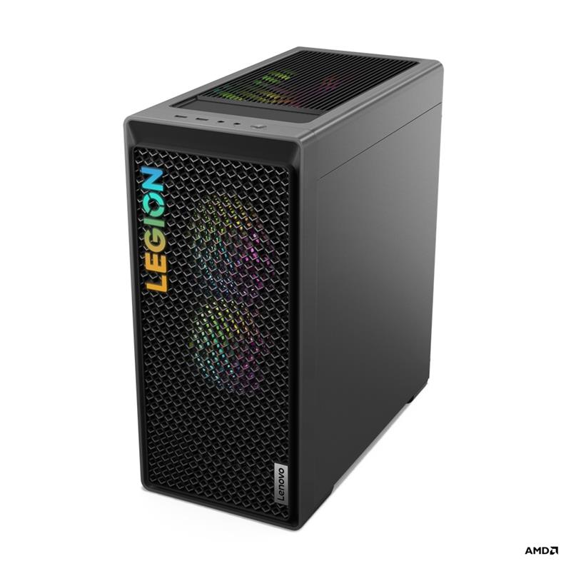 Lenovo Legion T5 Tower AMD Ryzen™ 7 7700 32 GB DDR5-SDRAM 1 TB SSD NVIDIA GeForce RTX 4070 Ti Windows 11 Home PC Grijs