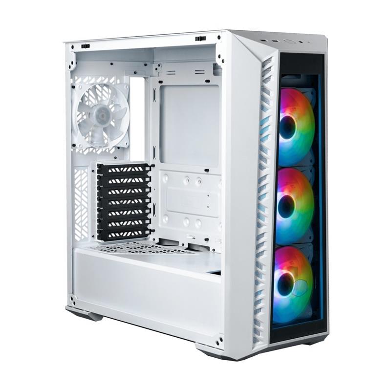 Cooler Master MasterBox 520 white ATX Midi-Tower Edge-to-Edge transparent window