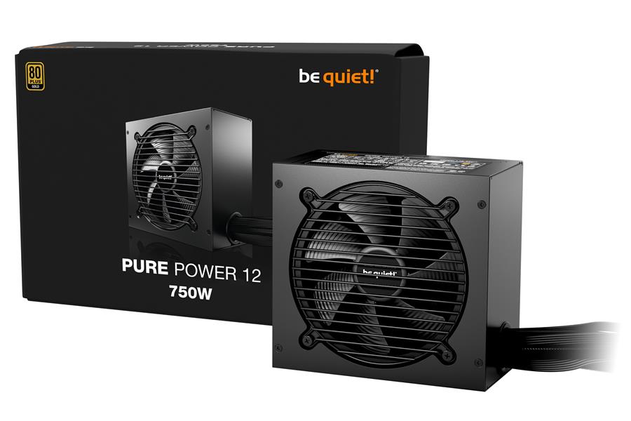 be quiet! PURE POWER 12 750W power supply unit 20+4 pin ATX ATX Zwart