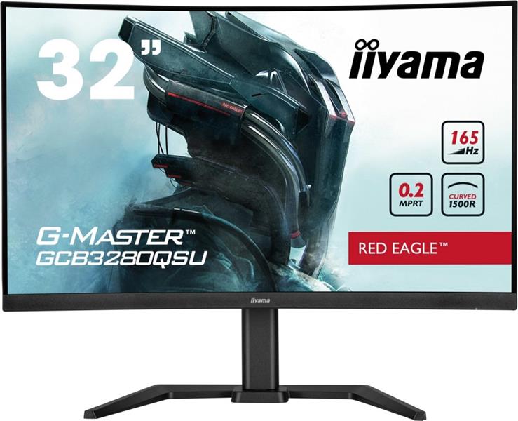 iiyama G-MASTER GCB3280QSU-B1 computer monitor 80 cm (31.5"") 2560 x 1440 Pixels LED Zwart