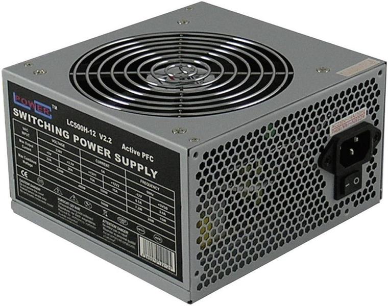 LC-Power LC500H-12 V2.2 power supply unit 500 W ATX Grijs