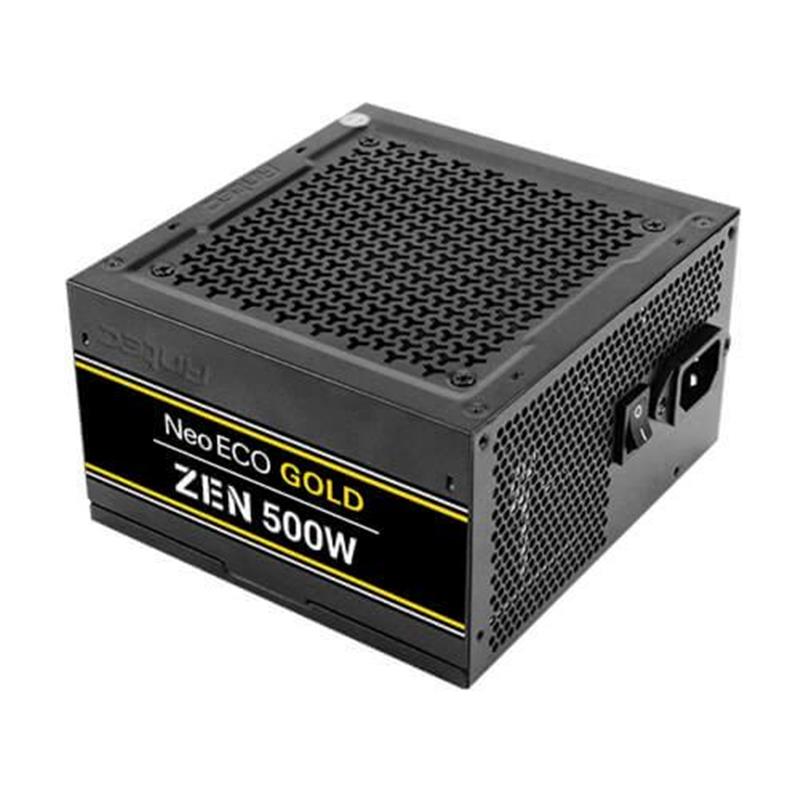 Antec NE500G Zen power supply unit 500 W 20+4 pin ATX ATX Zwart