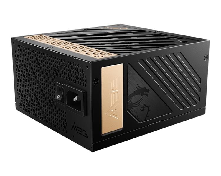 MSI PSU MEG Ai1000P PCIE5 power supply unit 1000 W 24-pin ATX ATX Zwart