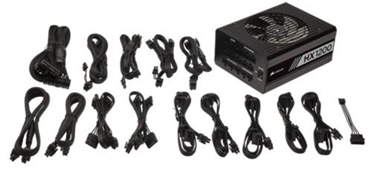 Corsair HX1200 power supply unit 1200 W 20 4 pin ATX ATX Zwart