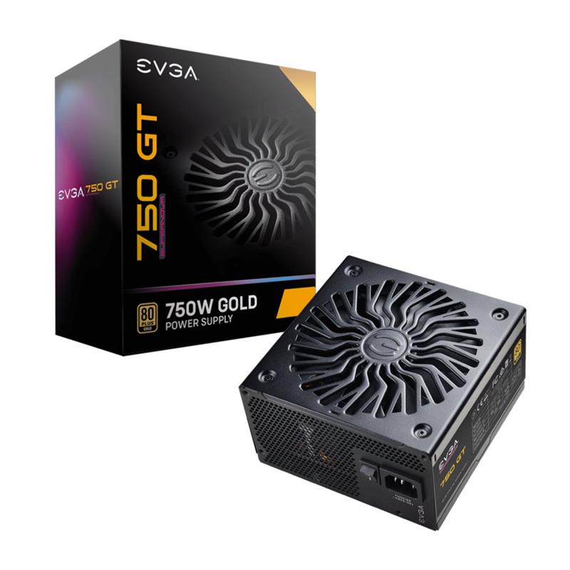 EVGA SuperNOVA 750 GT power supply unit 750 W 24-pin ATX ATX Zwart