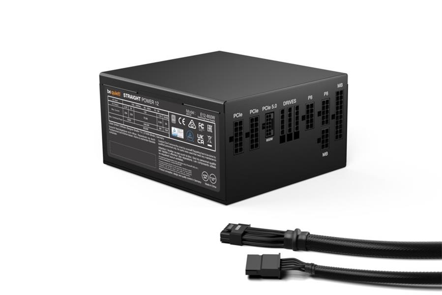 be quiet! Straight Power 12 power supply unit 850 W 20+4 pin ATX ATX Zwart