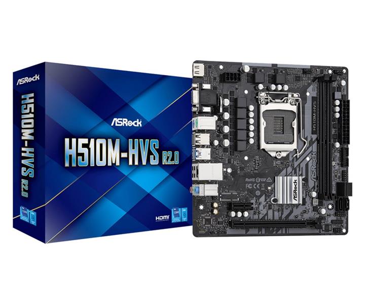 Asrock H510M-HVS R2.0 Intel H510 LGA 1200 micro ATX