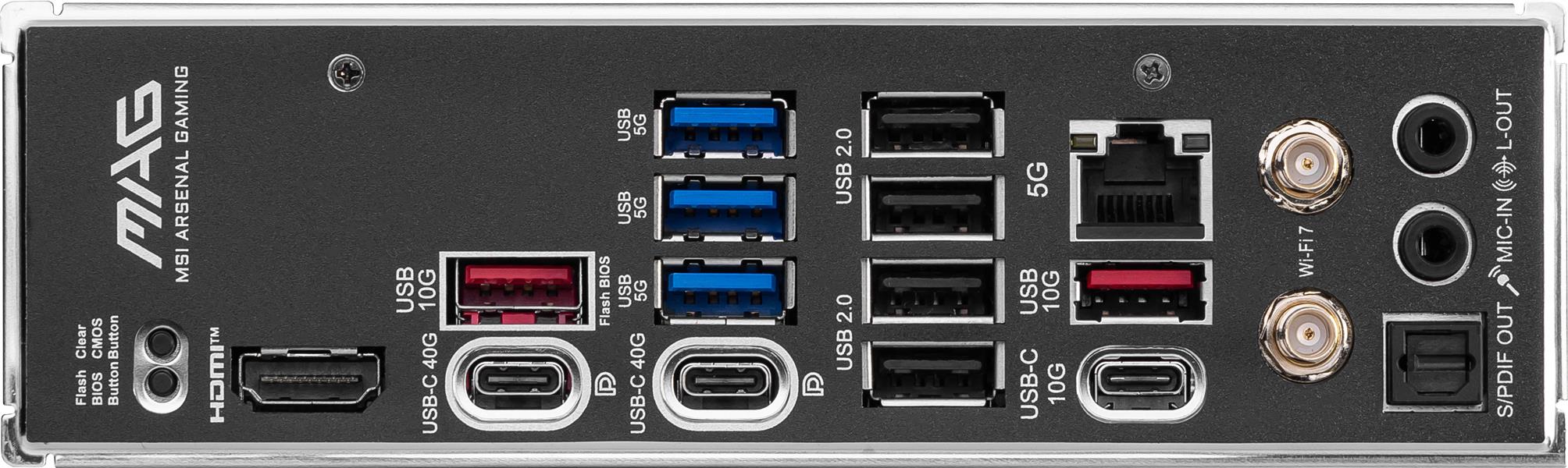 MSI MAG X870 TOMAHAWK WIFI moederbord AMD X870 Socket AM5 ATX