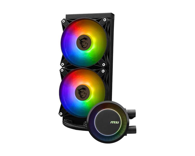 MSI MAG CORELIQUID E240 koelsysteem voor computers Moederbord, Processor Kit voor vloeistofkoeling 12 cm Zwart