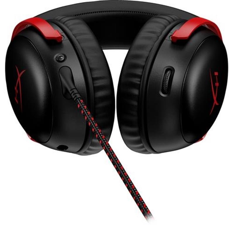 HP HyperX Cloud III - Gamingheadset (zwart/rood)