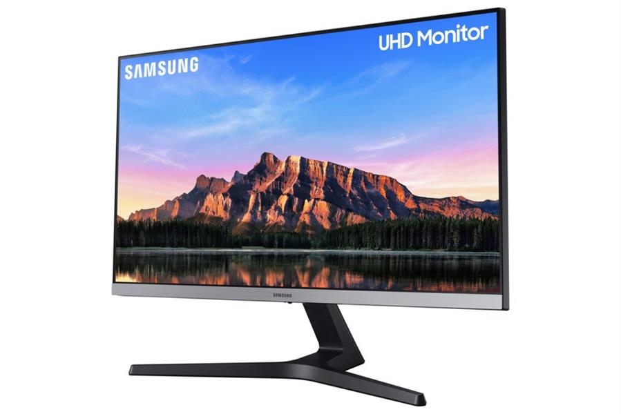 Samsung U28R550UQR 71,1 cm (28"") 3840 x 2160 Pixels 4K Ultra HD LED Blauw, Grijs