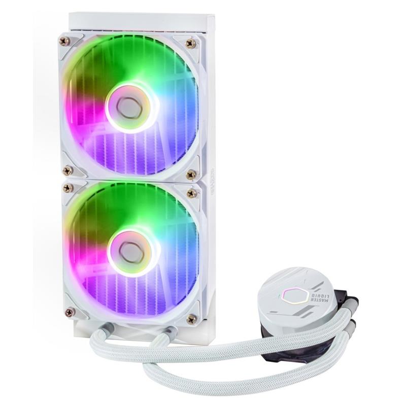 Cooler Master MasterLiquid 240L Core ARGB White Processor Kit voor vloeistofkoeling 12 cm Wit