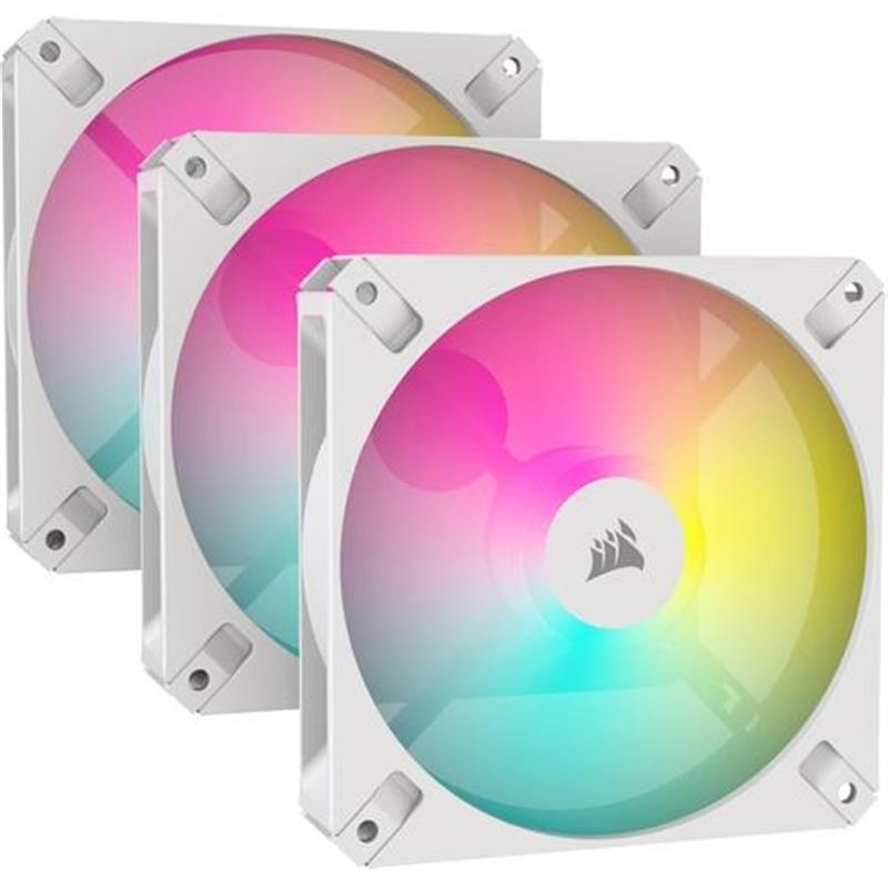 AR120 White 120mm iCUE RGB Fan ARGB-compatible Triple Pack