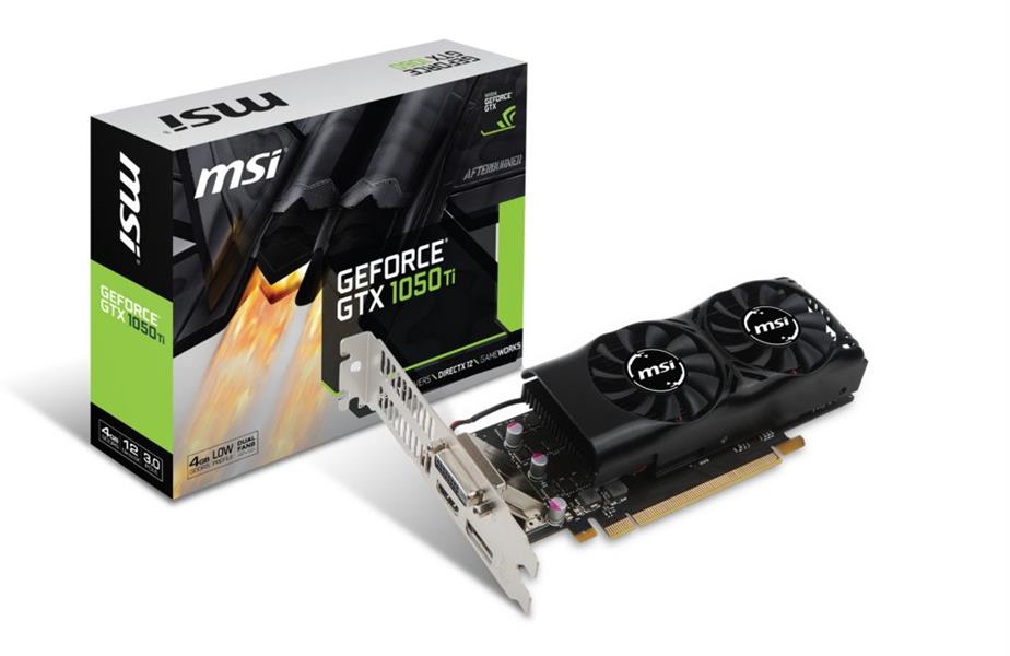 VGA MSI GeForce GTX 1050 TI 4GT LP RENEWED