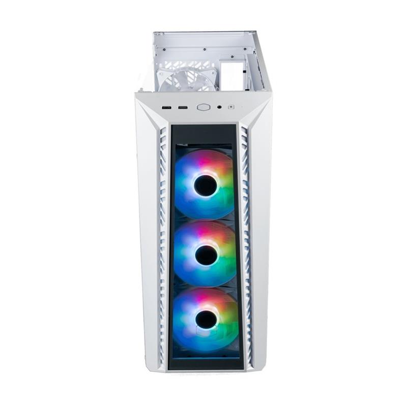 Cooler Master MasterBox 520 white ATX Midi-Tower Edge-to-Edge transparent window