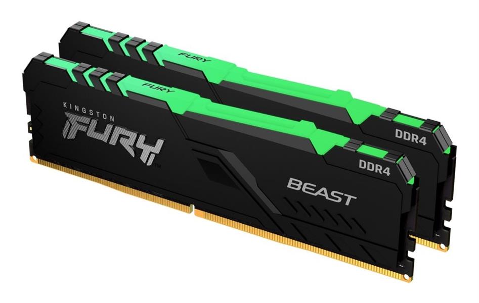 MEM Kingston Fury Beast 16GB DDR4 DIMM 3200MHz / GAMING / RGB