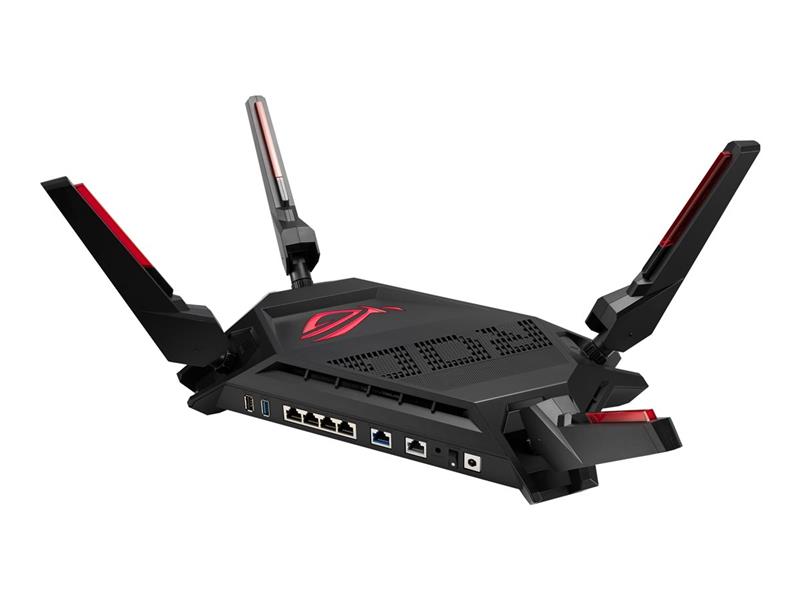 ASUS GT-AX6000 AiMesh draadloze router Gigabit Ethernet Dual-band (2.4 GHz / 5 GHz) 3G 4G Zwart