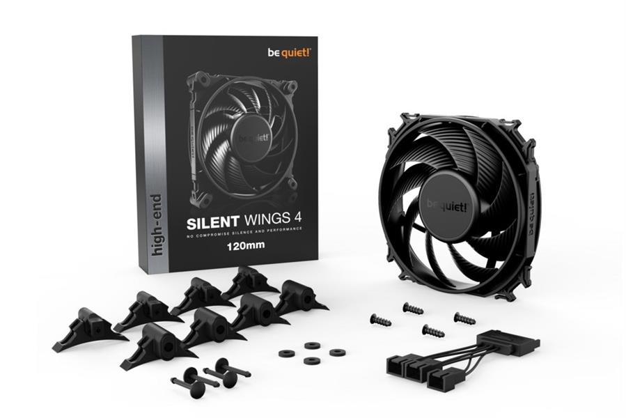 be quiet! SILENT WINGS 4 | 120mm Computer behuizing Ventilator 12 cm Zwart 1 stuk(s)