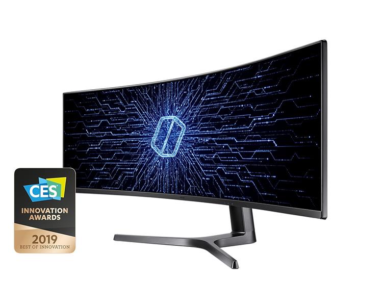Samsung Odyssey CRG9 124 cm (48.8"") 5120 x 1440 Pixels Quad HD QLED