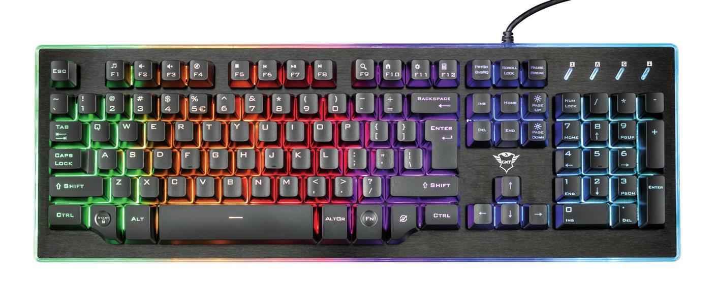 Trust GXT 860 Thura - Semi-Mechanisch Gaming Toetsenbord - Qwerty