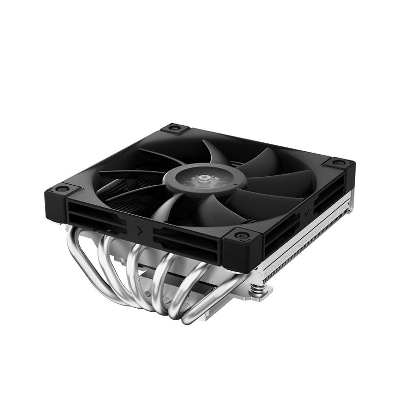 DeepCool AN600 6x Heat Pipe Low Profile ITX CPU Air Cooler 1x 120mm FDB Bearing PWM High Performance Fan Intel: LGA1700 1200 1151 1150 1155 AMD: AM5 A