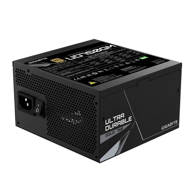 Gigabyte GP-UD750GM power supply unit 750 W 20+4 pin ATX ATX Zwart