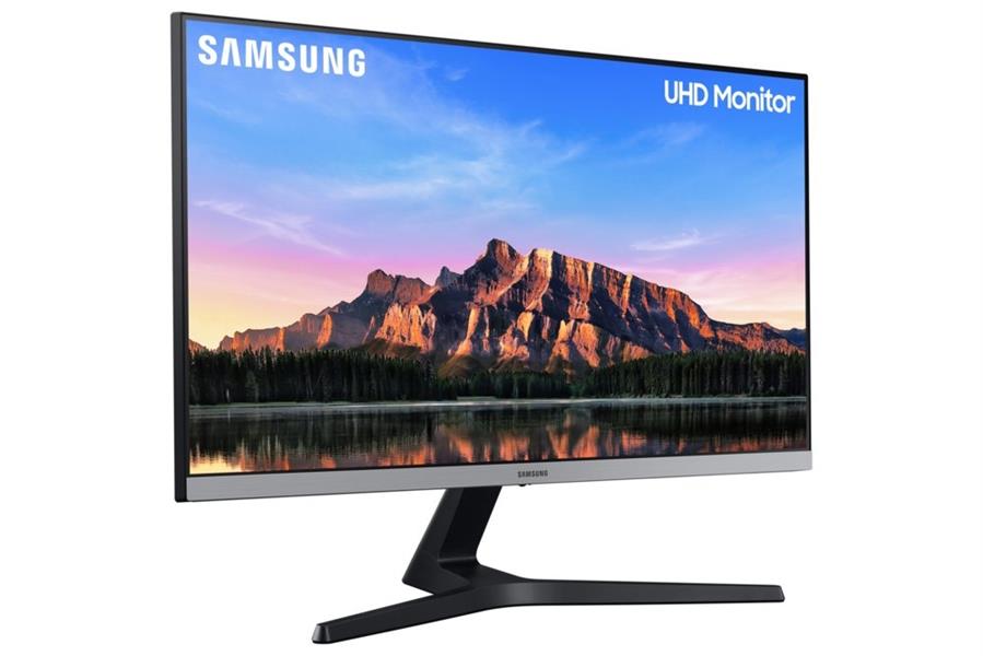 Samsung U28R550UQR 71,1 cm (28"") 3840 x 2160 Pixels 4K Ultra HD LED Blauw, Grijs