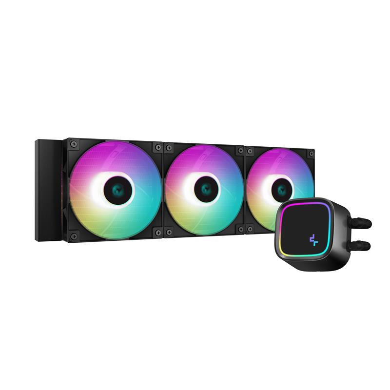 DeepCool LE720 360mm ARGB Water Cooler 3x 120mm PWM ARGB High Performance Fan sockets: Intel: LGA1700 1200 1151 1150 1155 AMD: AM5 AM4