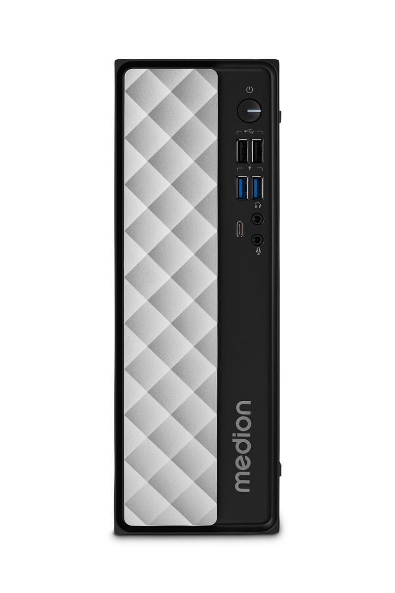 MEDION AKOYA T80 Intel® Core™ i5 i5-12450H 16 GB DDR4-SDRAM 512 GB SSD Windows 11 Home Mini PC Zwart