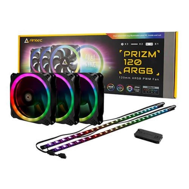 Antec Prizm 120 3+2+C Case FAN 120MM RGB/GAMING +2xLED+Cont RETURNED