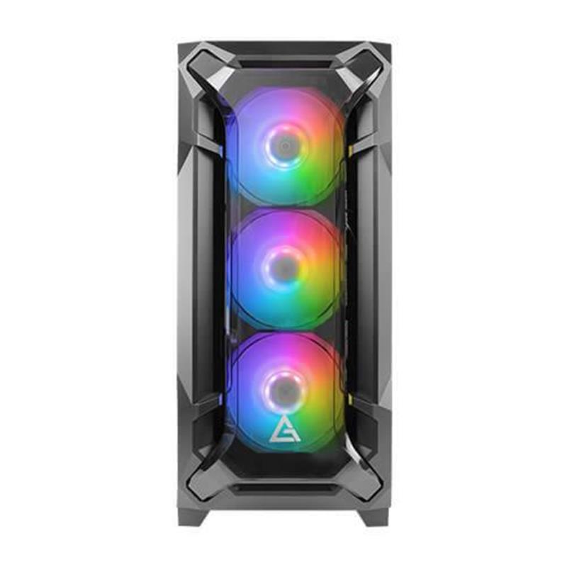 Antec DF600 Flux Midi Tower Zwart / RGB