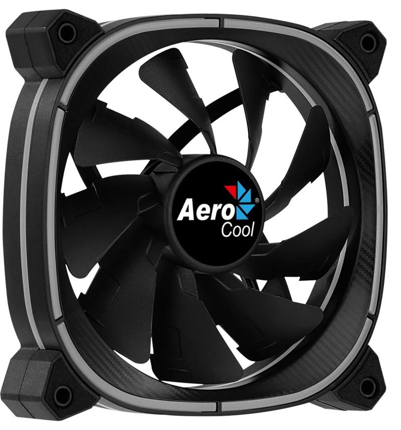 Aerocool Astro 12 Computer behuizing Ventilator 12 cm Zwart