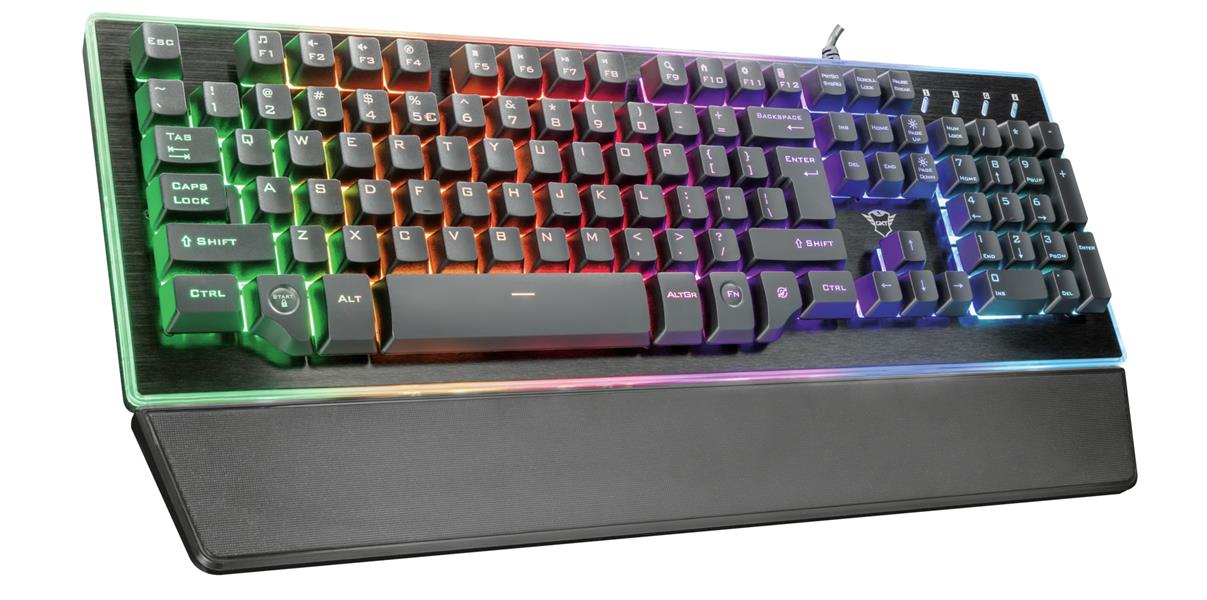 Trust GXT 860 Thura - Semi-Mechanisch Gaming Toetsenbord - Qwerty