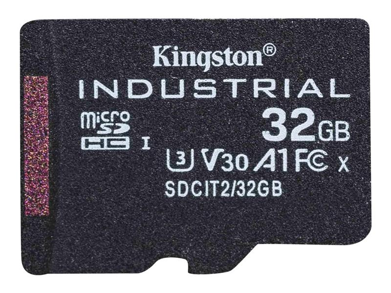 Kingston Technology Industrial flashgeheugen 32 GB MiniSDHC UHS-I Klasse 10