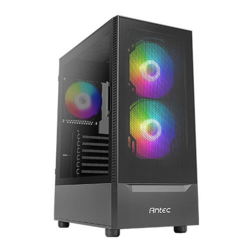 Case Antec NX410 M-ATX RGB / GAMING (Gehard) glas 3 X FAN