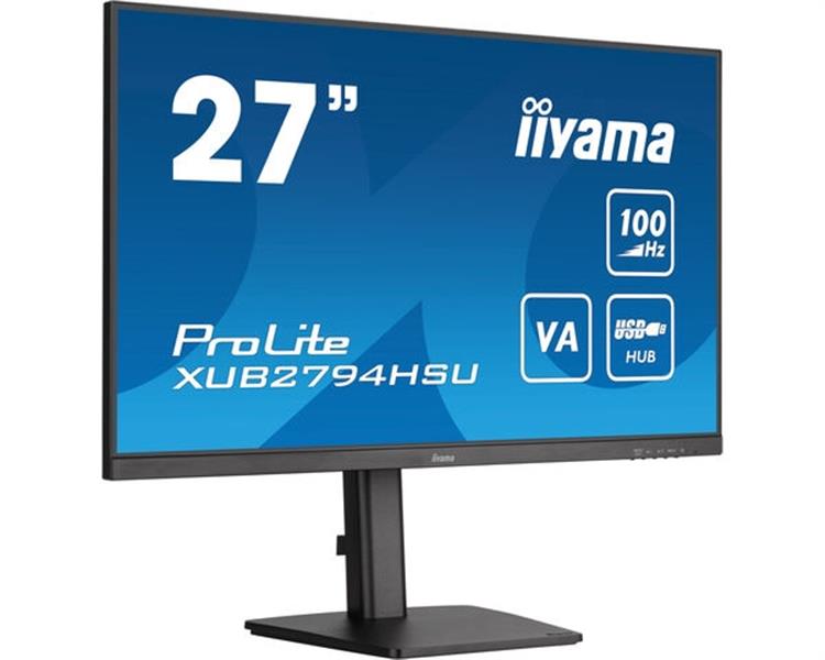 iiyama ProLite XUB2794HSU-B6 computer monitor 68,6 cm (27"") 1920 x 1080 Pixels Full HD Zwart
