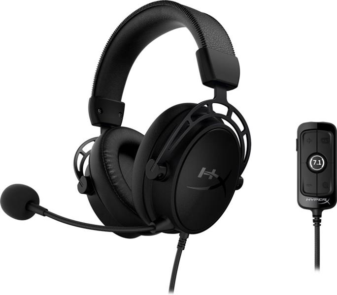 HP HyperX Cloud Alpha S - Gaming Headset (Black) Hoofdtelefoons Bedraad Hoofdband Gamen Zwart