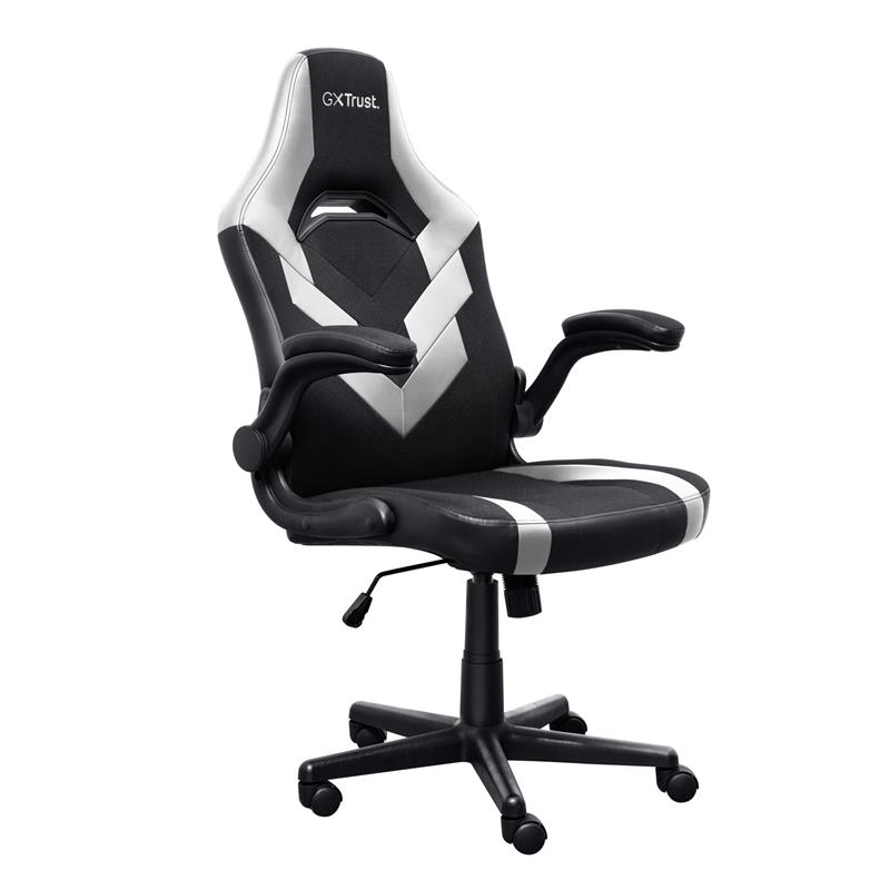 Trust GXT 703W RIYE Universele gamestoel Zwart, Wit