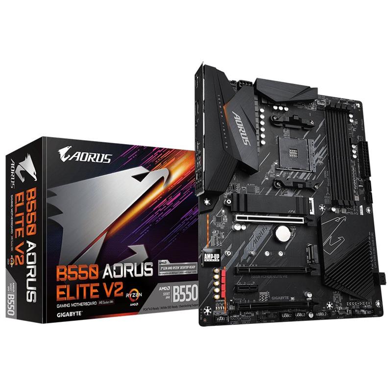 MB Gigabyte B550 AORUS ELITE V2 Socket AM4 ATX RENEWED