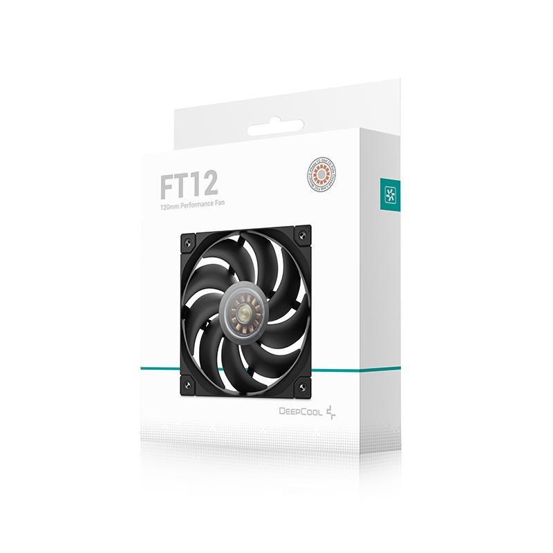 DeepCool FT12 Computer behuizing Ventilator 12 cm Zwart 1 stuk(s)