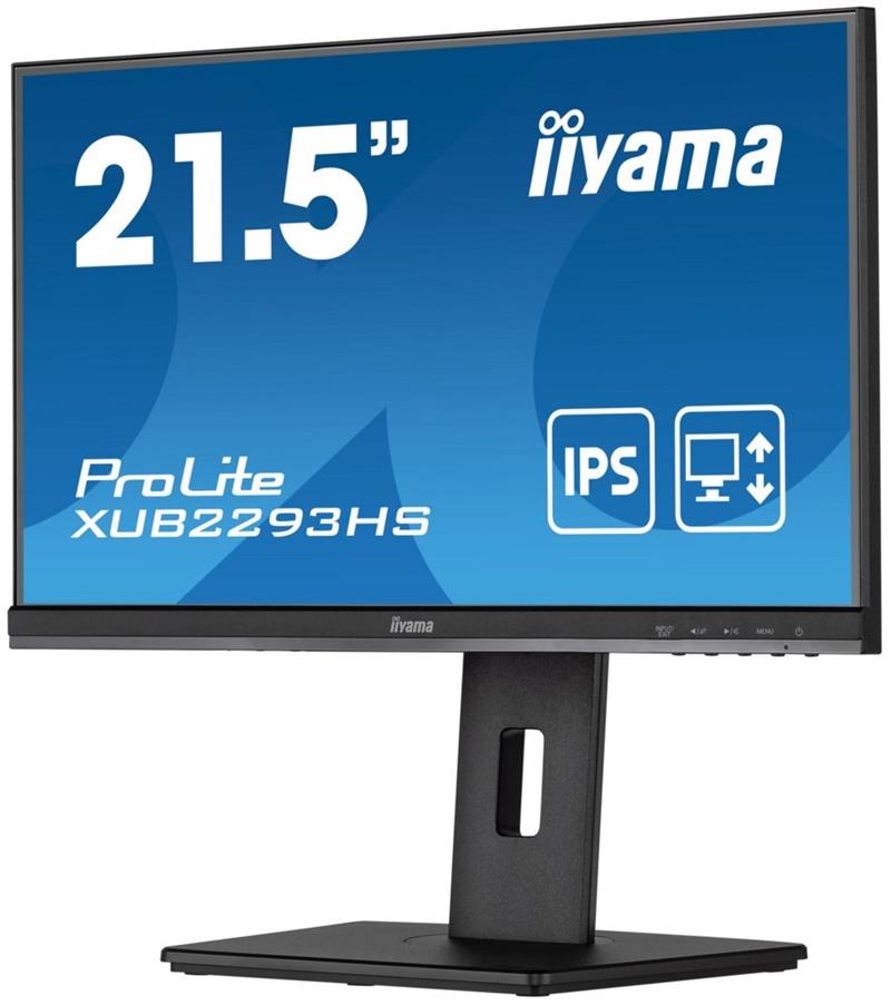 iiyama ProLite XUB2293HS-B5 computer monitor 54,6 cm (21.5"") 1920 x 1080 Pixels Full HD LED Zwart