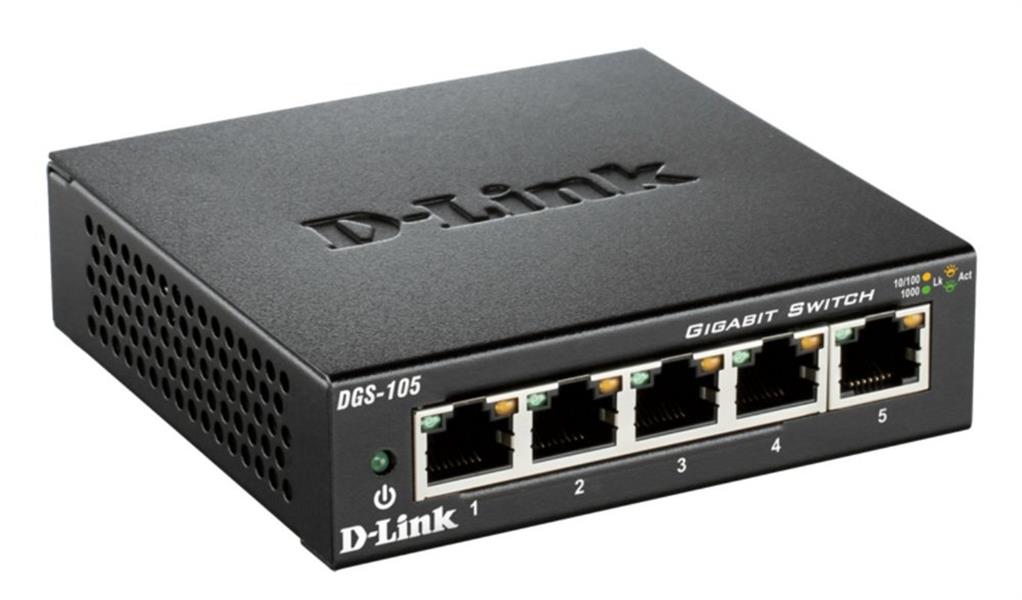 D-Link DGS-105 Zwart