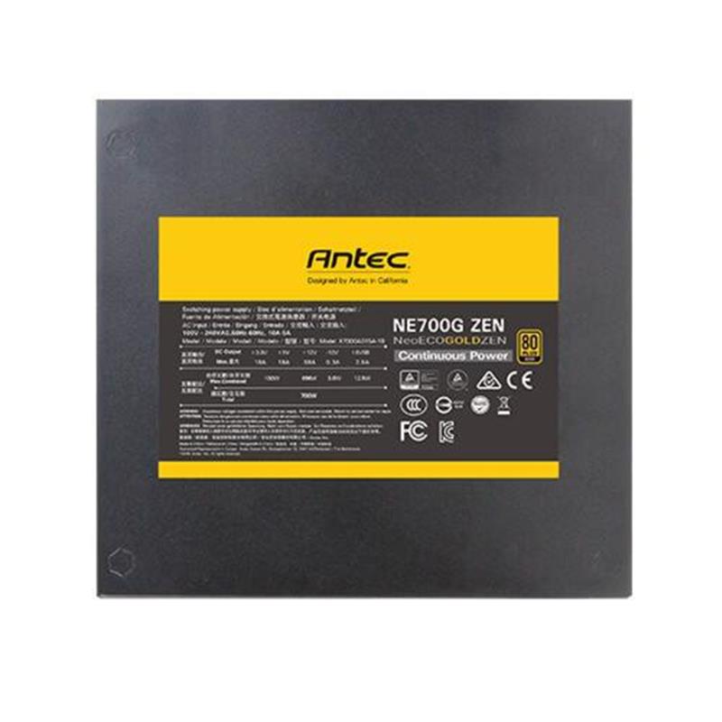 Antec NE700G Zen power supply unit 700 W 20+4 pin ATX ATX Zwart