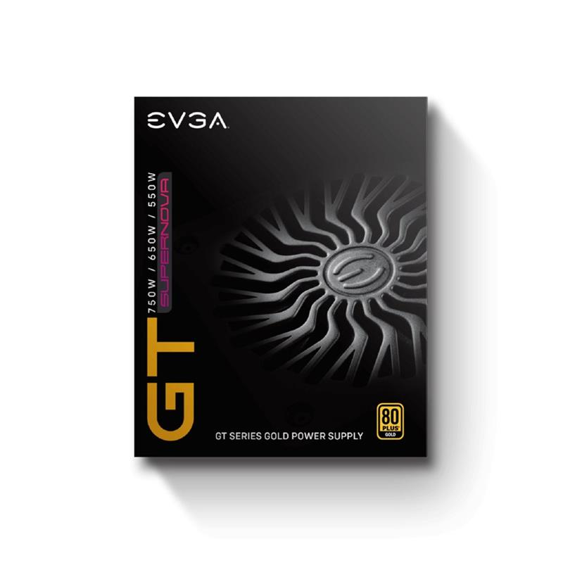 EVGA SuperNOVA 750 GT power supply unit 750 W 24-pin ATX ATX Zwart