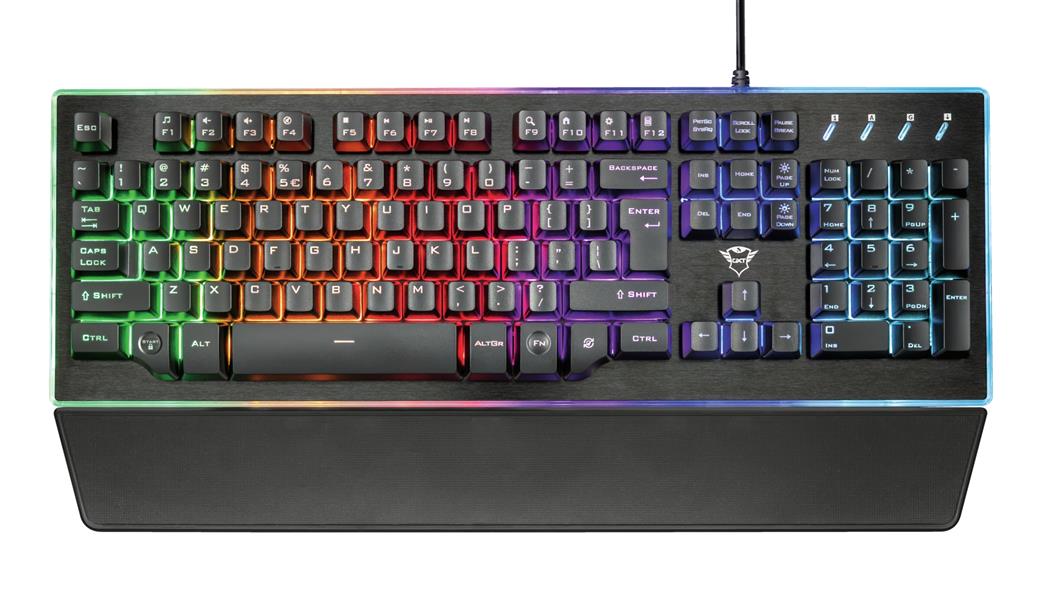 Trust GXT 860 Thura - Semi-Mechanisch Gaming Toetsenbord - Qwerty