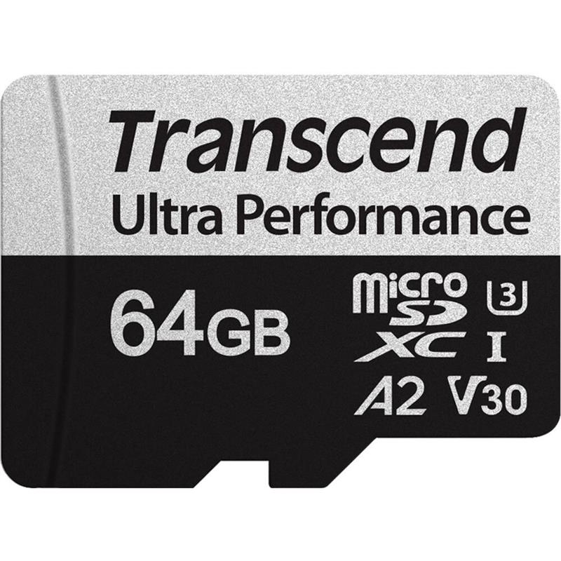Transcend 340S flashgeheugen 64 GB MicroSDXC UHS-I Klasse 10