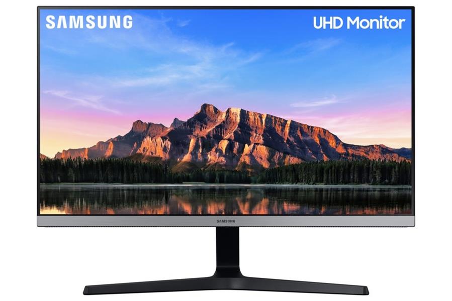 Samsung U28R550UQR 71,1 cm (28"") 3840 x 2160 Pixels 4K Ultra HD LED Blauw, Grijs