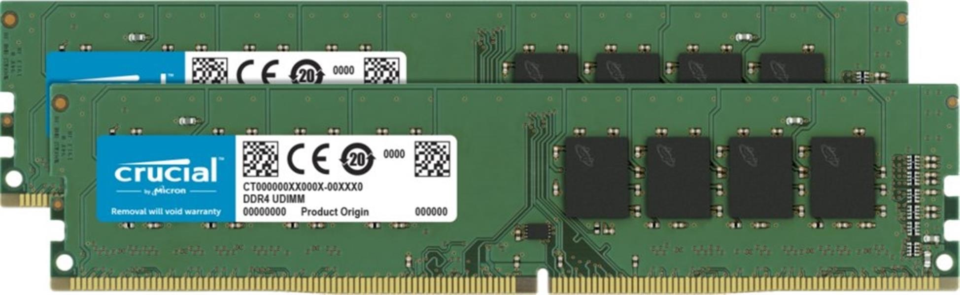 Crucial CT2K8G4DFRA32A geheugenmodule 16 GB 2 x 8 GB DDR4 3200 MHz
